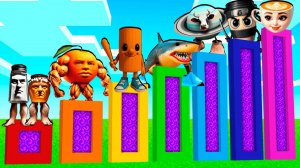 ВЫЖИВАНИЕ В ПОРТАЛАХ БРЕЙНРОТ ЖИВОТНЫХ ТУН ТУН САХУР БАЛЕРИНА КАПУЧИНА ТРАЛАЛЕЛО ТРАЛАЛА