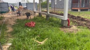 Монтаж септика Евролос Про 8 и дренаж участка в Наро Фоминском районе ДНП Загородный!!!