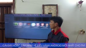 Lắp tivi xiaomi A Pro 50 inches cho khách hàng tại phố Thủy Sơn, thành phố Thủy Nguyên.