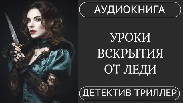 АУДИОКНИГА ПОЛНОСТЬЮ   УРОКИ ВСКРЫТИЯ ОТ ЛЕДИ: Она пишет историю кровью ✒️ /// #триллер #детектив смотреть онлайн