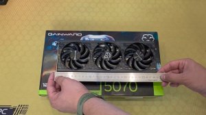 Распаковка и обзор видеокарты NVIDIA Gainward RTX5070 PYTHON III 12GB!