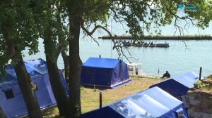 Сборы юных моряков на форте Тотлебен