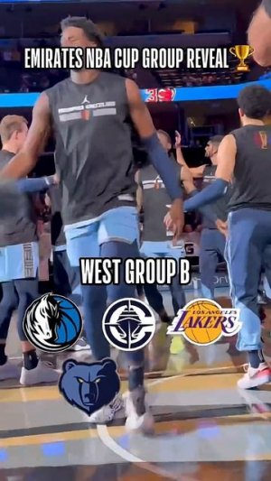 Emirates NBA cup West groups have been revealed!