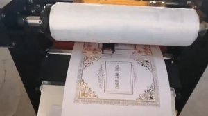 Фольгирование на ламинаторе DIGITIZER-390S