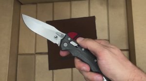 Нож реплика Microtech Amphibian Carbon  рукоять чистый карбон - обзор!