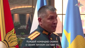 «В моем подразделении, можно сказать, сборная России, начиная от Калининграда и заканчивая Сахали...