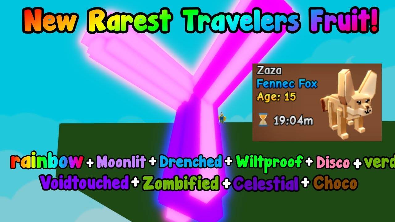 I Grew New Rarest Travelers Fruit! Got Fennec Fox In Grow A Garden! смотреть онлайн