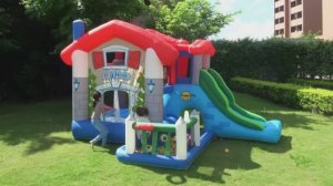 Надувной батут Happy Hop "В гостях у сказки" арт. 9515