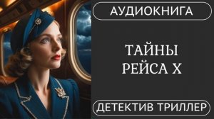 АУДИОКНИГА ПОЛНОСТЬЮ  ✈️  ТАЙНЫ РЕЙСА X: Кто не долетит живым? /// остросюжетный #детектив #триллер