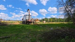 Установка бытовки.