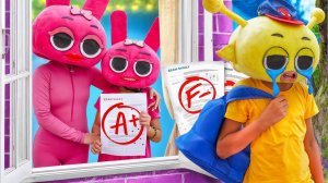 Мама любит малыша Пинки, а малыш Саймон убегает 💔🏠 | Incredibox Sprunki в реальной жизни