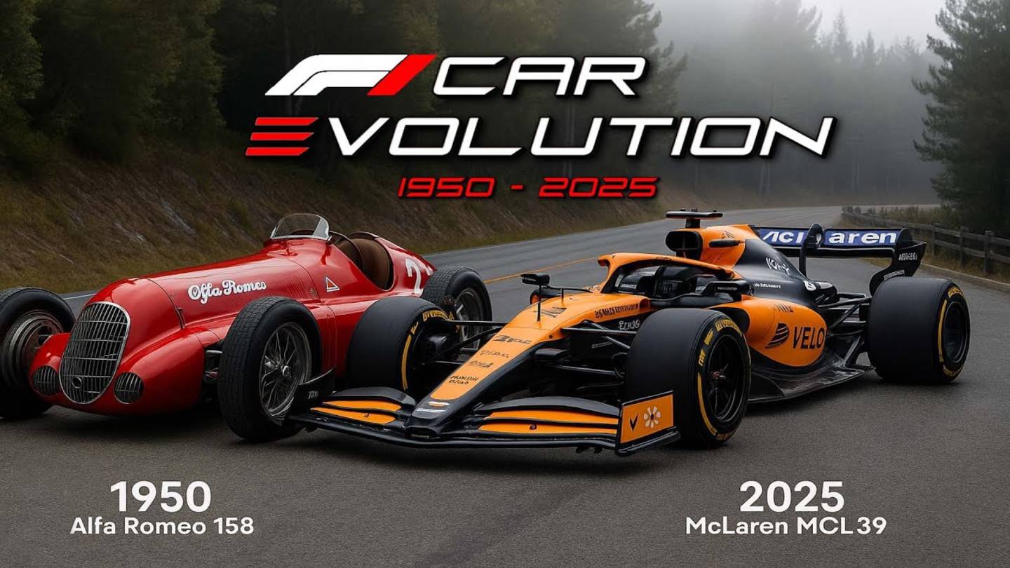 Эволюция автомобилей Формулы-1 (1950–2025) | Самые знаковые автомобили Формулы-1 каждой эпохи