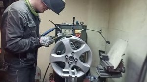 Правка литых дисков. Сварка алюминия. г. Липецк