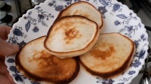 Домашний рецепт оладьев на кефире. Быстро и вкусно. Бабушкины рецепты.