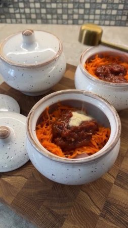 🍲 Гречка по-купечески с курицей в горшочках