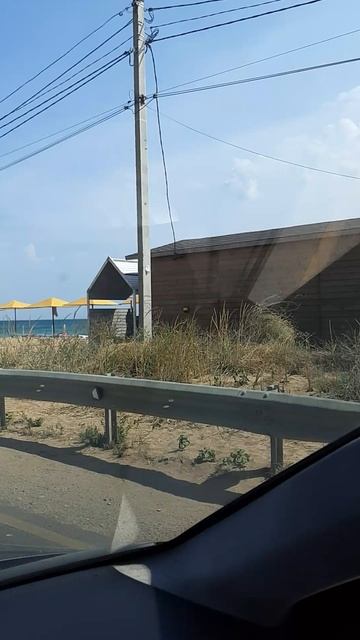 Дорога у моря в Приморский #море #дорога #лето #свобода #лайк Черное море / путешествие / Природа смотреть онлайн