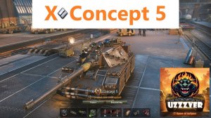 Мир танков. Concept 5, средний колёсный танк 10 уровня.