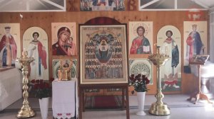 Икона «Собор Святых Покровителей воинства российского» в Уссурийске
