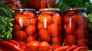 САМЫЕ ВКУСНЫЕ ПОМИДОРЫ на зиму БЕЗ ЗЕЛЕНИ И ПРЯНОСТЕЙ! Этот рецепт покорил всех Простотой и Вкусом!