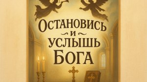 ОСТАНОВИСЬ И УСЛЫШЬ БОГА