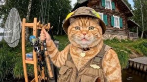 Влог рыжего кота на рыбалке Часть 2 🐱