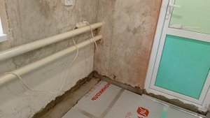 Переехали на Юг/Ремонт кухни своими руками/Залили пол на кухне.