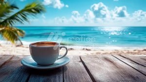 43072137_MotionElements_a-cup-of-coffee-at-wooden-table-with-cozy-beach-background_preview