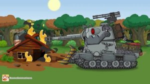 HomeAnimations – Мультики про танки  Монстр Ищейка едет за вами  - Мультики про танки