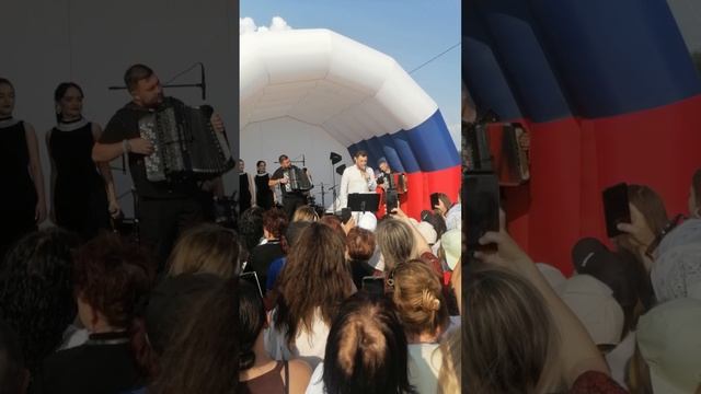 Фирдус Тямаев в Тулубаевском Сабантуе в Мензелинском районе.