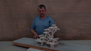 ГФБ-50Ф Декорация из биокерамики , для морского аквариума.
