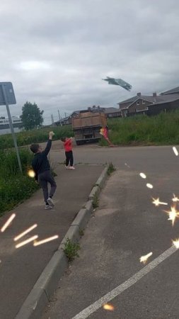 летающие змейки, прогулка