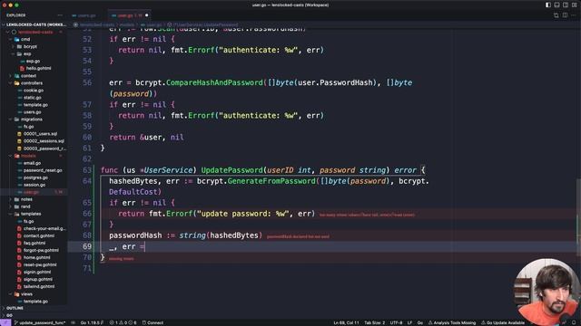 182 - Update Password Function