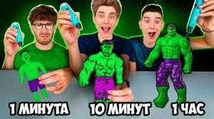 ВЛАД А4 - 1 МИНУТА, 10 МИНУТ и 1 ЧАС Рисуем 3D РУЧКОЙ !