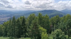 С вершины Тугаи в Горно-Алтайске