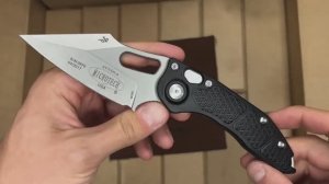 Нож реплика Microtech Stitch Black A+++ 169-10AP - обзор!