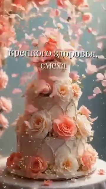 С днём рождения. Музыкальная открытка поздравление.