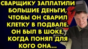 Сварщику платили большие деньги, чтобы он сварил клетку в подвале. Он был в шоке, когда понял...