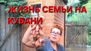604 Жизнь семьи на Кубани. С утра до ночи в делах.Первый арбуз. Плету косы.