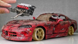 Реставрация Dodge Viper GTS Coupe — потрясающая детальная реставрация