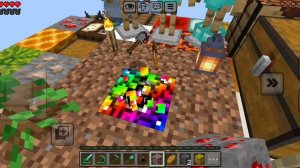 полное прохождение майнкрафт на 1 радужном лаки блоке часть 3