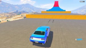 FlazinHOW FAR A TRAIN ON WHEELS CAN CLIMB UP THE STAIRS! - EXPERIMENTS IN GTA 5 ONLINE