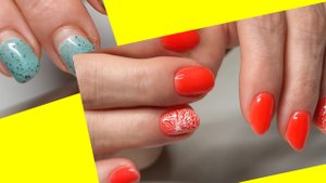 *678*Коррекция ногтей цветным гелем Агент Nail neon.
Быстрый дизайн стемпингом.