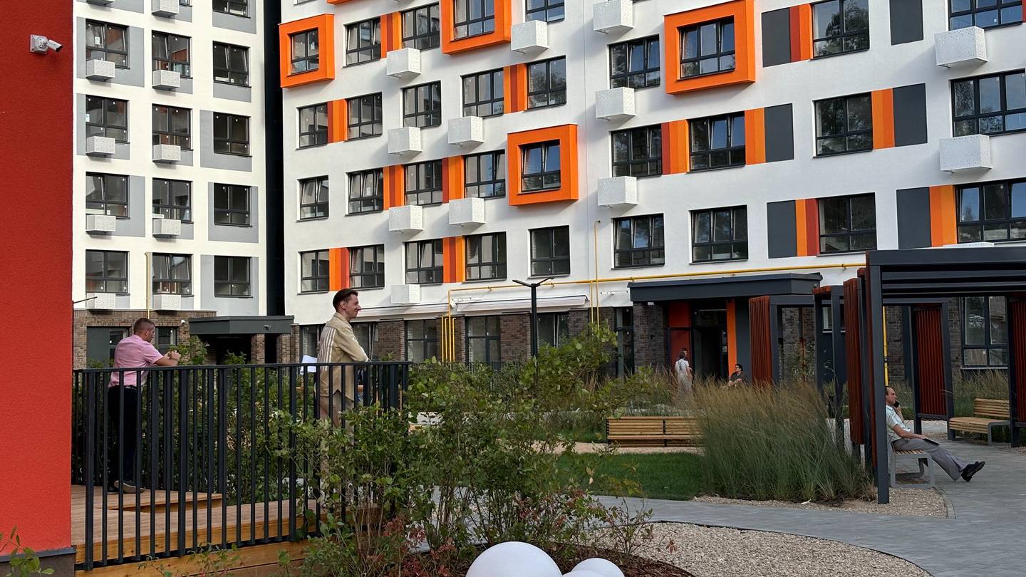 Квартира 37,3 кв.м. на 4 этаже с отделкой White Box в ЖК "Острова" смотреть онлайн