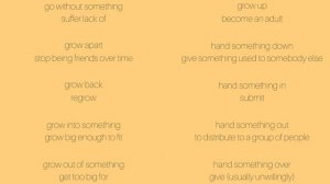Фразовые Глаголы 12 Phrasal Verbs 12