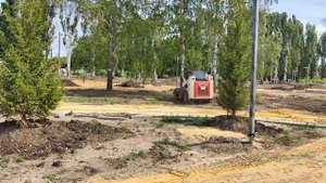 Территория Каскада постепенно приобретает облик приятного места для прогулок и отдыха