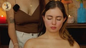 Alejandras skin care treatment ASMR massage with soft whispering sounds to sleep relax