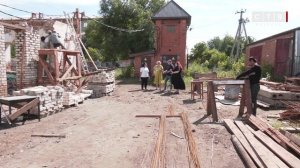 В центре Бузулука идет восстановление исторического здания