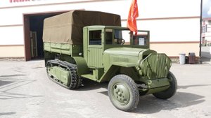 Полугусеничный тягач ЗИС-42, Музей отечественной военной истории, 7 мая 2025