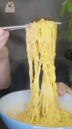 Buldak Carbonara McBang #asmr #mukbang #buldak #ramen #food #buldakramen #noodles #koreanfood #food