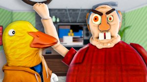 ПОБЕГ ИЗ ДОМА ЗЛОГО ДЕДА В ОББИ РОБЛОКС! СТРАШНАЯ ИСТОРИЯ. Roblox ESCAPE EVIL GRANDPA! (OBBY)